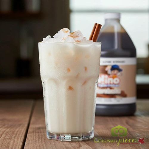 El Niño 1.89L bottle of Authentic Horchata concentrate; Creamy cinnamon beverage mix for bubblers; 7:1 Hispanic drink concentrate-CHICKEN PIECES
